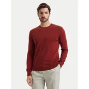 Calvin Klein Pulover LV040BM343 Temno rdeča Regular Fit