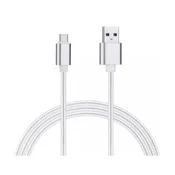 Kabl 2.0 USB A - USB 3.1 tip C 1m beli