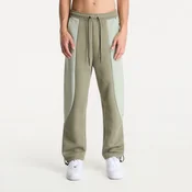 Superge Nike Tech Mens Color-Block Open-Hem Fleece Pants Silver Sage/ Jade Horizon/ Black XXL