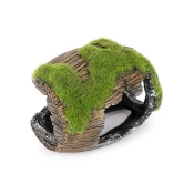 Akvarijska dekoracija sod z mahom 8.5cm Happet - Dekoracije