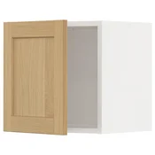METOD Zidni element, bela/Forsbacka hrastovina, 40x40 cm