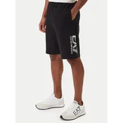 EA7 Emporio Armani Športne kratke hlače 7M001329 AF17787 Črna Regular Fit