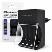 Qoltec polnilec za Ni-MH baterije tipa R03 AAA R6 AA