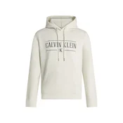 Calvin Klein Jeans Majica grafit / volneno bela