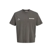 Jack & Jones Junior Majica JCOLEGACY temno siva / oliva / jastog / off-bela