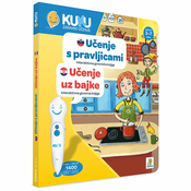 Kuku Interaktivna knjiga Kuku - Učenje s pravljicami (brez pisala)
