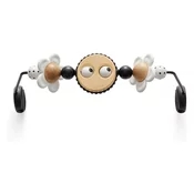 BabyBjörn gugalnik Bliss Woven + Googly eyes black&white black&white
