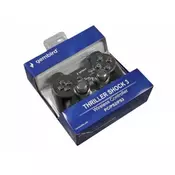 JPD-THRILLERSHOCK 3 ** Gembird Bezicni gamepad sa dvostrukom vibracijom, PS2 / PS3 / PC (719)