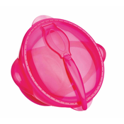 NUBY Zdjela s vakuumskom cašom, poklopcem i žlicom 6 m + roza