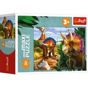 Trefl Puzzle Svet dinozavrov: Triceratops 20 kosov