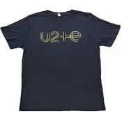 U2 I+E 2015 Tour Dates (Back Print & Ex-Tour) Navy Blue M Majica