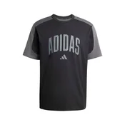ADIDAS SPORTSWEAR Funkcionalna majica COLLEGIATE grafit / črna