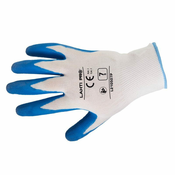 LAHTI PRO L210508W Zaščitne rokavice s poliestrsko prevleko, 8, 12 parov, CE, [LPRP2508].
