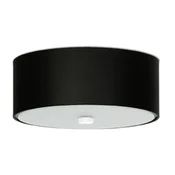 SOLLUX lighting Moderna okrogla stropna svetilka, črna, O30, SKALA, 3xE27, 15W, SL.0760, Sollux Lighting