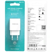Borofone Punjac kucni, za smartphone, tablete..., 2.1 A - BA20A Sharp