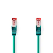 Nedis CAT6 Omrežni kabel | RJ45 moški | RJ45 moški | S/FTP | 5,00 m | Okrogla | LSZH | Zelena | Plastična vrečka