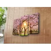 Wallity Dekorativne slike na platnu, 45x20cm, 3 komada, Šarene
