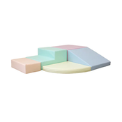 Blazine za plezanje, mehka igrala – 5 delni set (pastelne barve)
