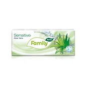 Papirnati robčki, 3-slojni, 10x10 kosov, TENTO Družinski, aloe vera, 100 kosov