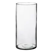 Mondex Vaza Steklo Serenite Cylinder 12x12x25 cm Transparent 1 kos, (5000191542)