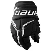 Hokejske rokavice Bauer Supreme FUSE Black/White Junior 10”