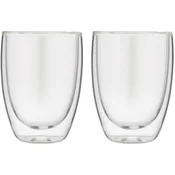 Forever Set kozarec za cappuccino z dvojnim steklom 200ml, 2 kos, steklo