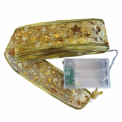 Mormark Svetleči božični trak, 500cm , zlata SHINESTRAP