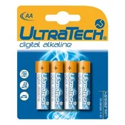 Ultratech Digital AA baterije, komplet 4 kosi