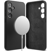 Ovitek Ringke Silicone Magnetic za Samsung Galaxy S24 - black