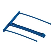 Arhivska sponka, plastika, modra, 100 mm, FELLOWES (50 kos)