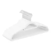 Songmics Obešalniki za oblačila 20 kosov 45x0.6x23.5 cm beli