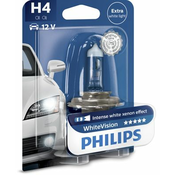 Philips 12V H4 60/55W P43T+W5W White Vision ultra kutija