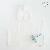 Bel lanen otroški kopalni plašč velikosti 2-4 leta – Linen Tales