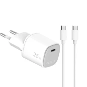 CELLY GaN USB C PD punjac 25W s USB C kabelom