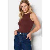 Trendyol Milla Ženska majica TWOSS23AL00069, Braon