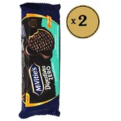 McVities Keks Digestives Crna cokolada sa zasladivacem 150g, flow pack, 2 komada