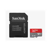 Micro SDXC SanDisk 64GB Ultra, SDSQUAB-064G-GN6MA sa adapterom