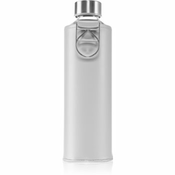 EQUA Mismatch Grey Dove staklena boca za vodu + omot 750 ml