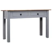 Konzolni stol od borovine sivi 110x40x72 cm asortiman Panama