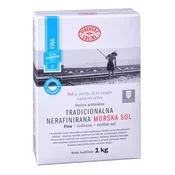 Tradicionalna fina jodirana nerafinirana morska sol 1 kg
