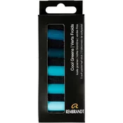 Rembrandt Soft Pastels Cool Greens Set 5 Pieces