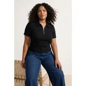 Trendyol Curve Ženska bluza Tbbss26Af00101, Crna