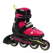 ROLLERBLADE Roleri deciji microblade pink-light green velicina 28-32