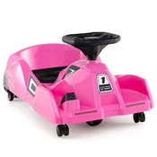 COSTWAY Električni gokart za otroke Baterijsko vozilo roza barve, (5000064215)