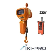 Električno verižno dvigalo 0.5T/6M - 2 hitrosti, frekvenčni regulator 230V