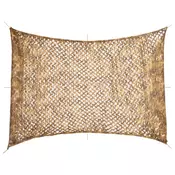 Vidaxl vidaXL Kamuflažna mreža z torbo za shranjevanje 516 x 400 cm peščeno rjava