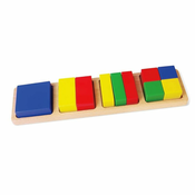 Viga Leseni sestavljanke Fractions