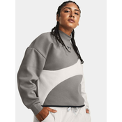 Under Armour Pulover Unstoppable Flc Crop Crew-GRY M
