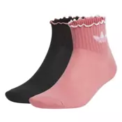 adidas RUFFLE SOCK 2PP, ženske carape, crna GN3045