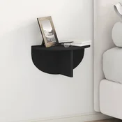 Polica na zidu Zidne Crna 38 x 19 x 19 cm Konstruirano drvo